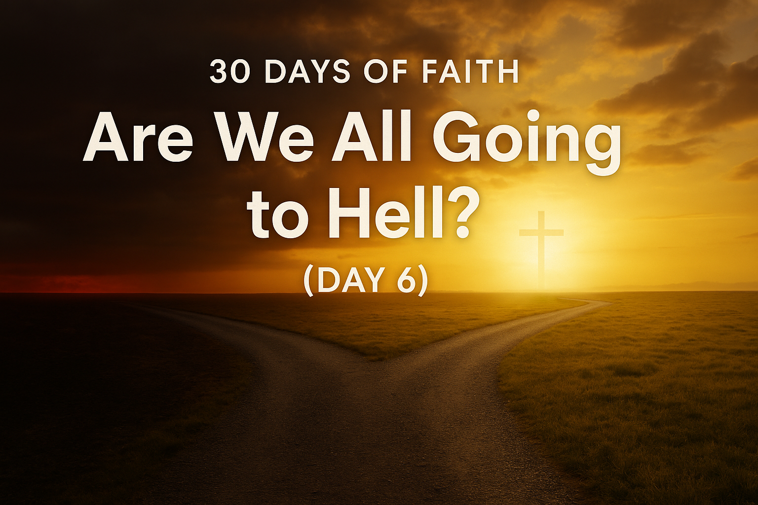 30 Days of Faith: Are We All Going To Hell? (Day 6)