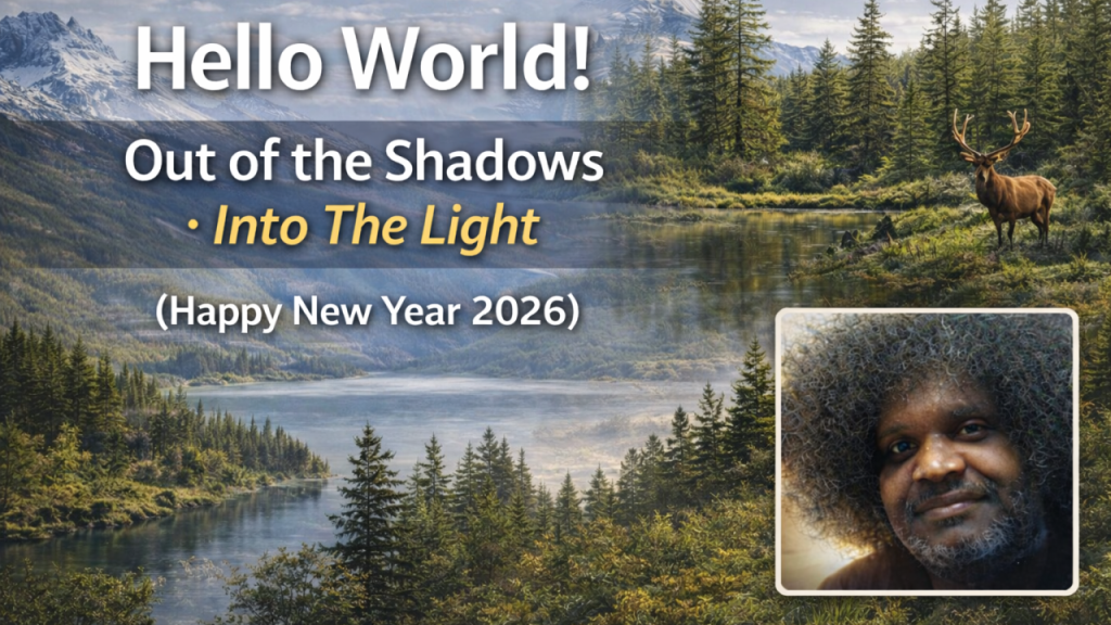 Dexter Nelson introducing his 2026 video series with a nature-themed thumbnail and framed portrait